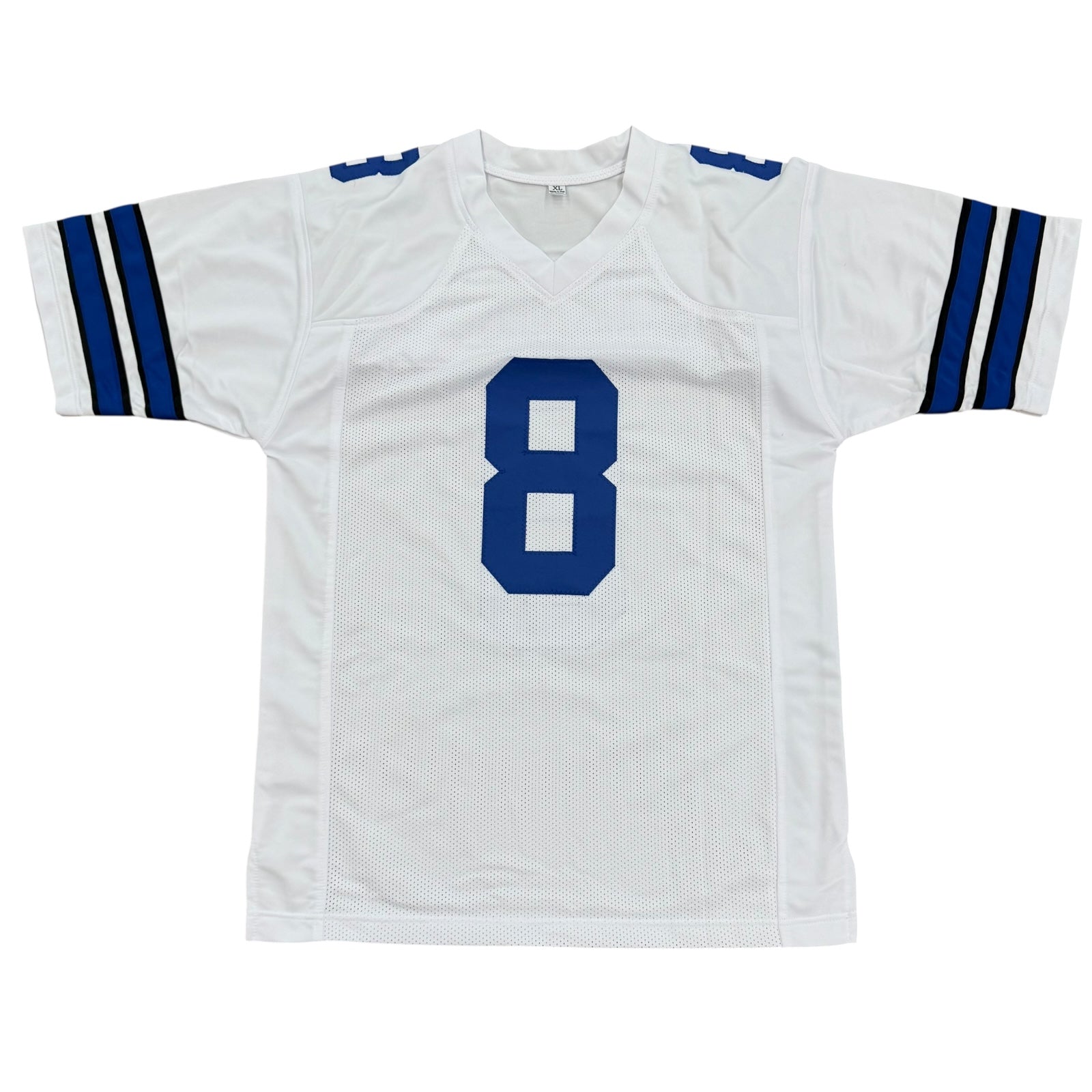 Troy Aikman Autographed Dallas Cowboys (White #8) Custom