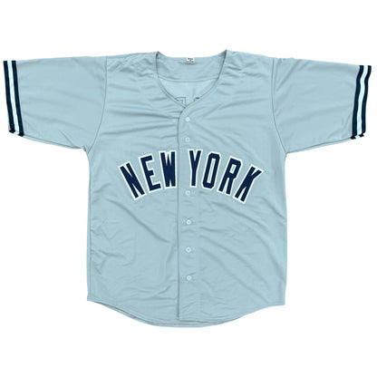 Dwight Gooden Autographed New York (Grey #11) Custom Baseball Jersey - Beckett