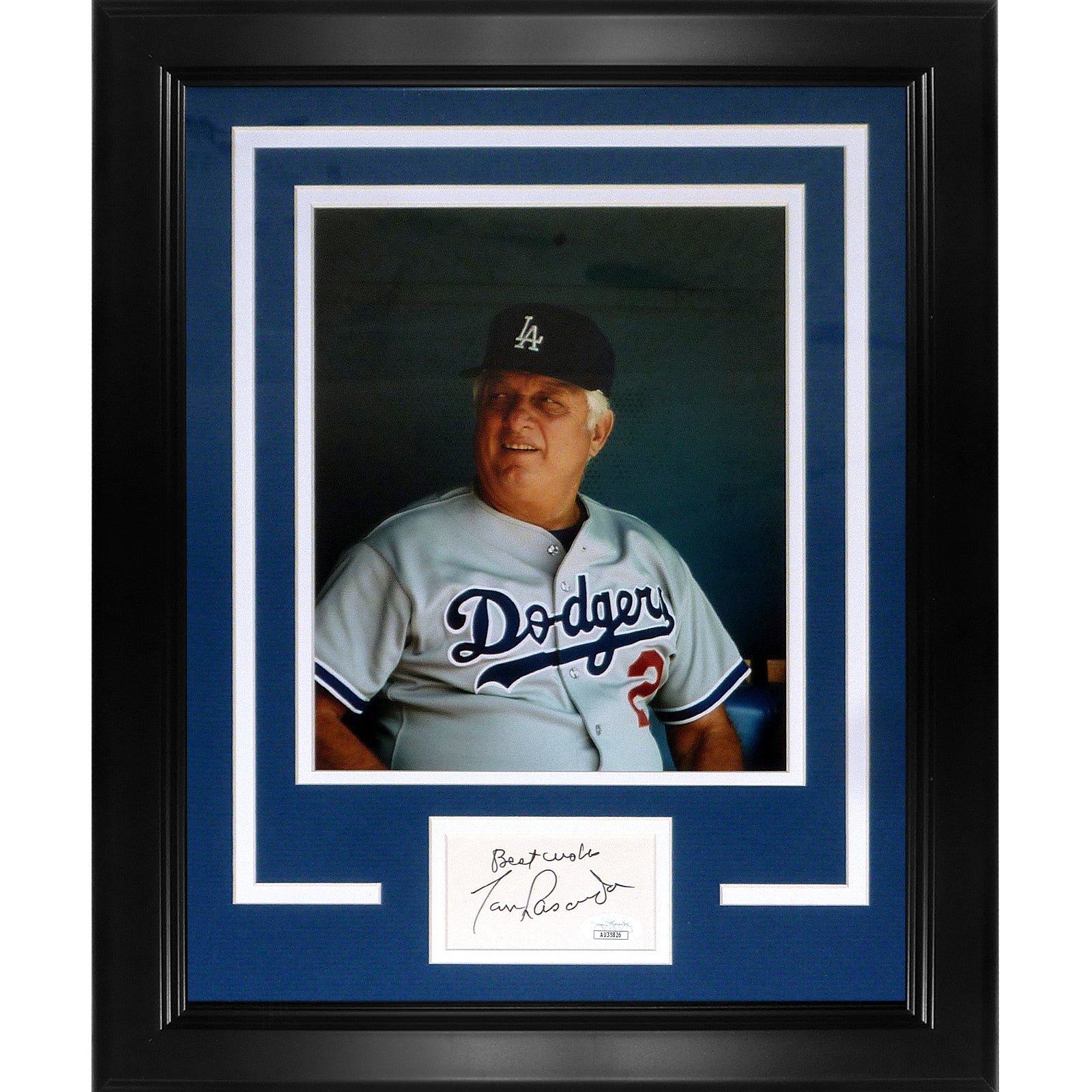 Tommy Lasorda Autographed Los Angeles Dodgers 