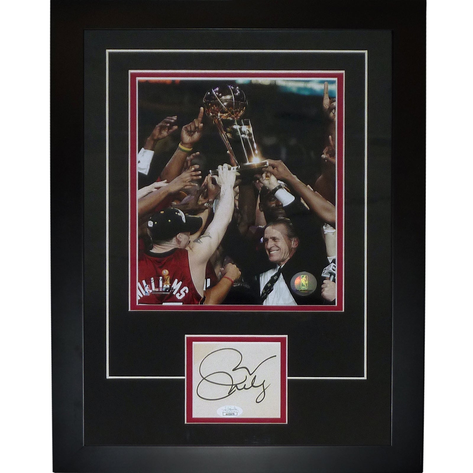 Pat Riley Autographed Miami Heat (NBA Finals) 