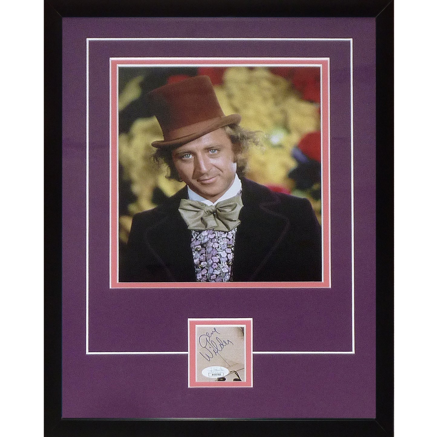 Gene Wilder Autographed Willy Wonka "Signature Series" Frame - JSA