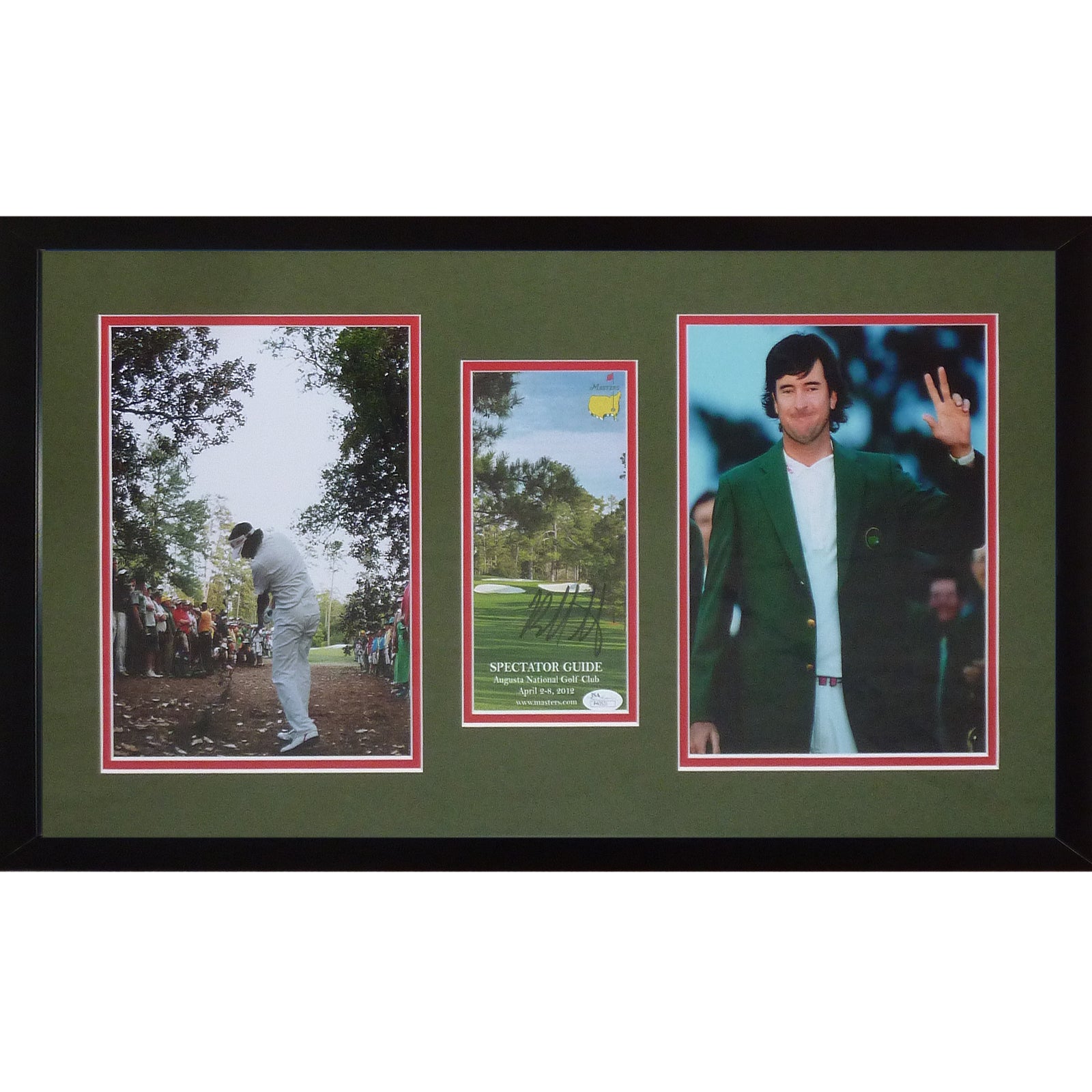Bubba Watson Autographed 2-Time Masters Champion Tribute Collage