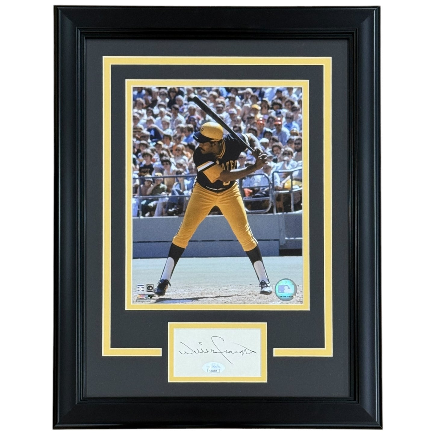 Willie Stargell Autographed Pittsburgh Pirates "Signature Series" Frame - JSA