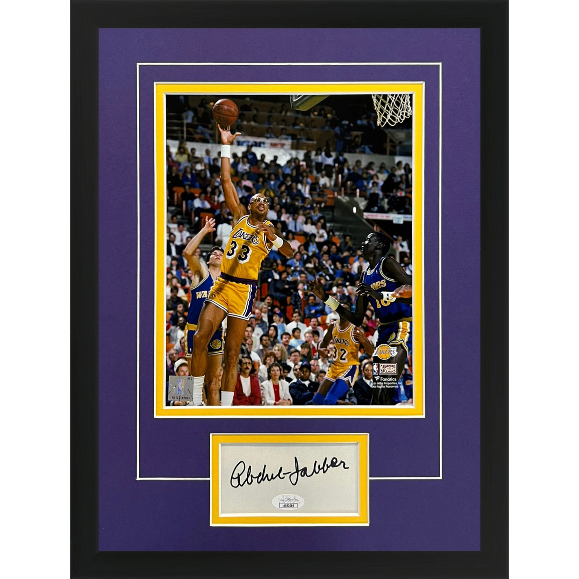 Kareem Abdul Jabbar Autographed Los Angeles Lakers 