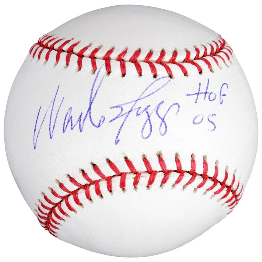 Wade Boggs Autographed MLB Baseball w/ 