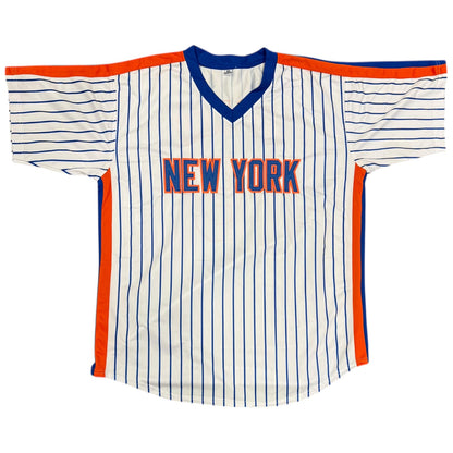 Dwight Gooden Autographed New York Mets (Pinstripe #16) Custom Jersey - JSA
