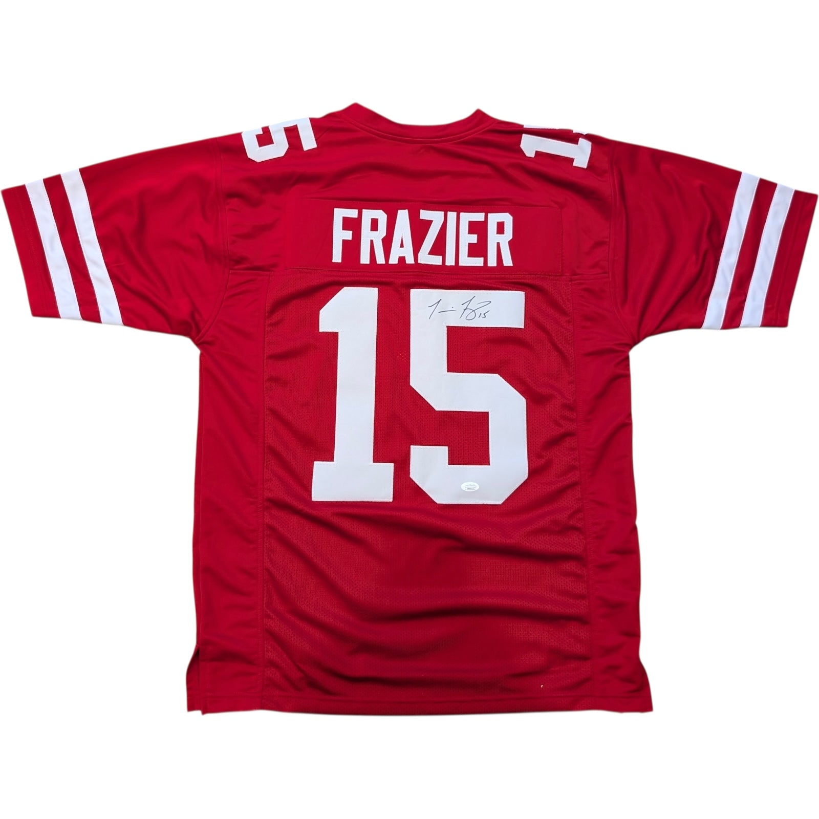Tommie Frazier Autographed Nebraska Huskers (Red #15) Custom Jersey