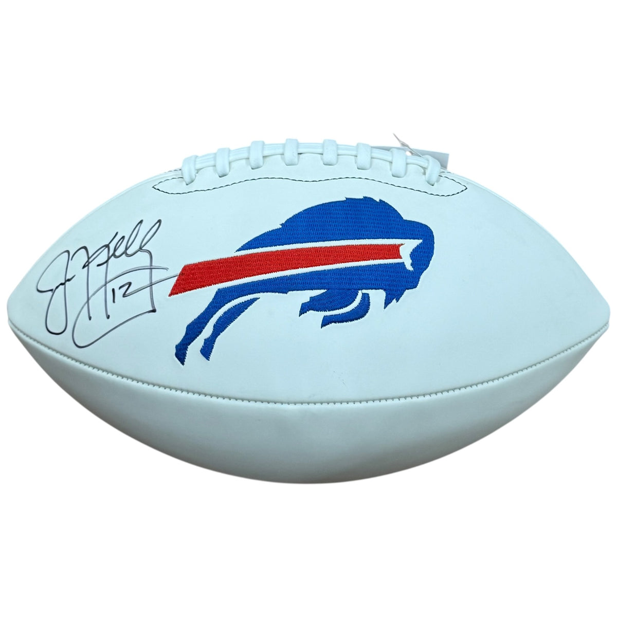 Jim Kelly Autographed Buffalo Bills Logo Football