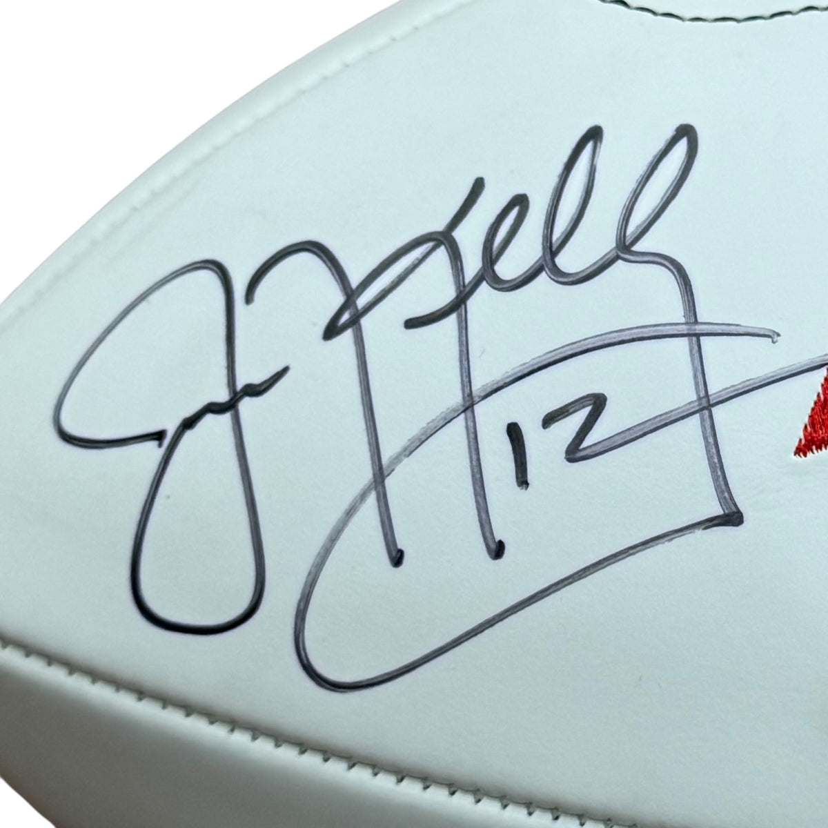 Jim Kelly Autographed Buffalo Bills Logo Football