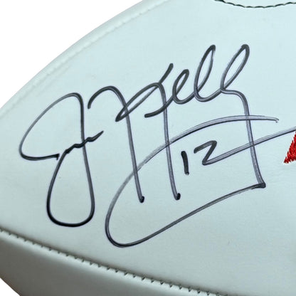 Jim Kelly Autographed Buffalo Bills Logo Football