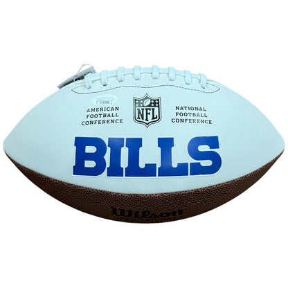 Jim Kelly Autographed Buffalo Bills Logo Football