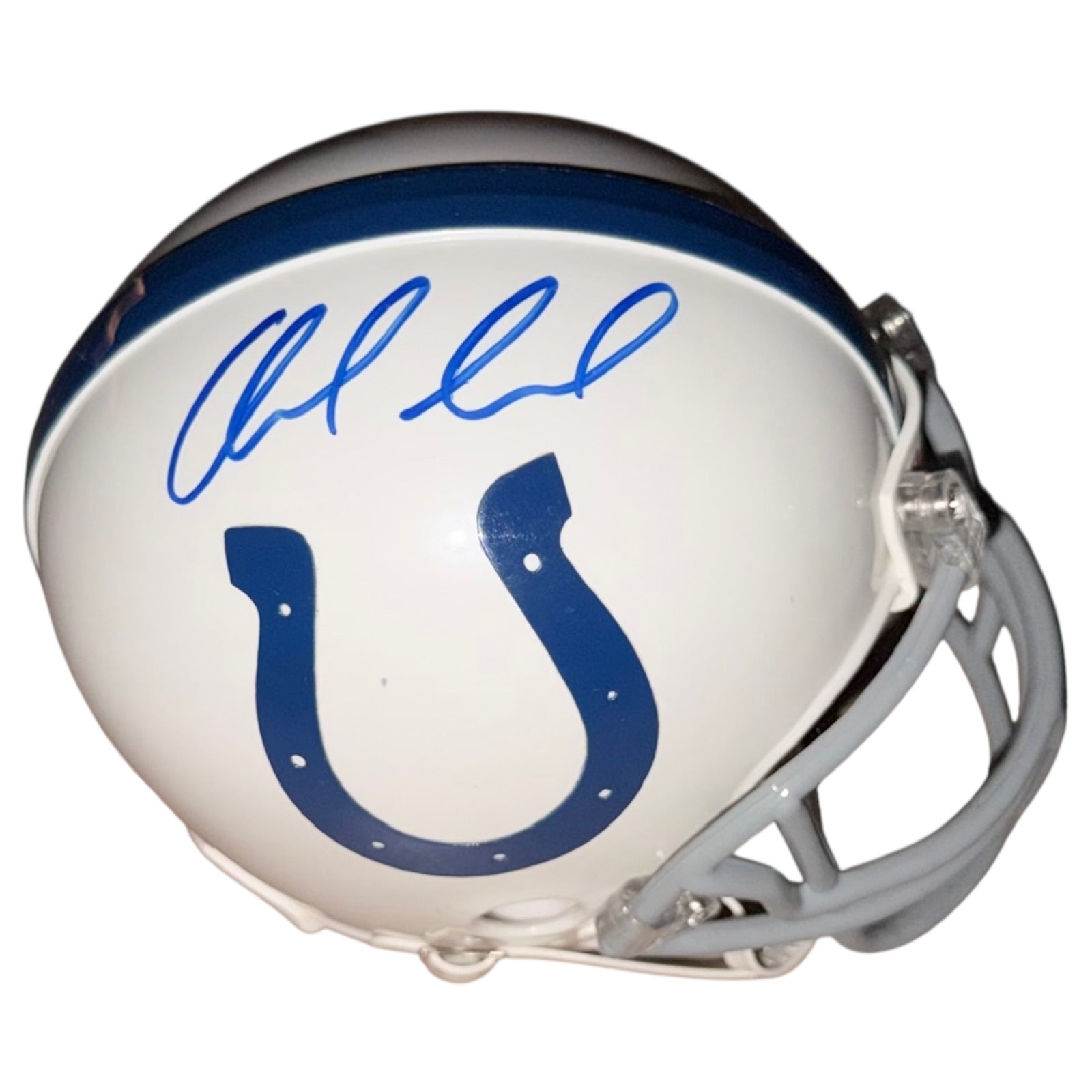 Andrew Luck Autographed Indianapolis Colts Mini Helmet - JSA
