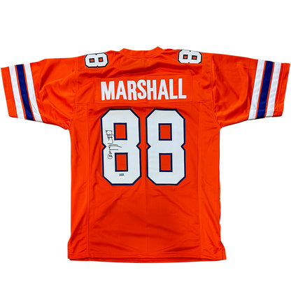 Wilber Marshall Autographed Florida Gators (Orange #88) Custom Jersey - JSA