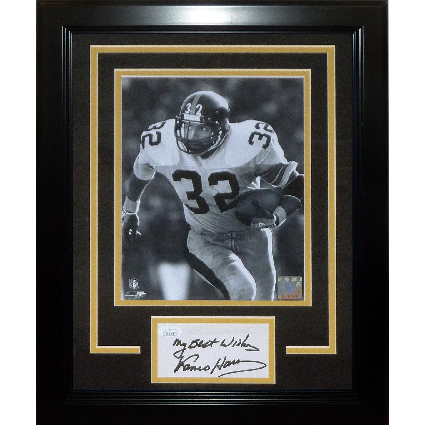 Franco Harris Autographed Pittsburgh Steelers "Signature Series" Frame - JSA