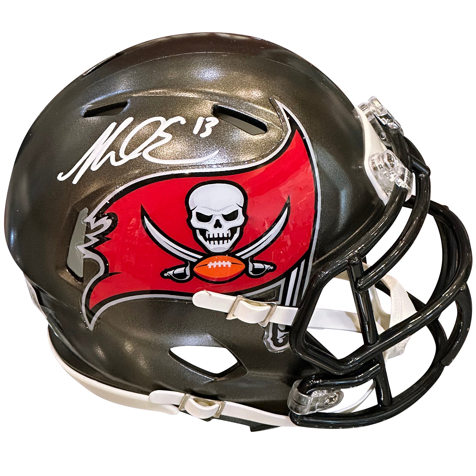 Mike Evans Autographed Tampa Bay Buccaneers Mini Helmet - Beckett
