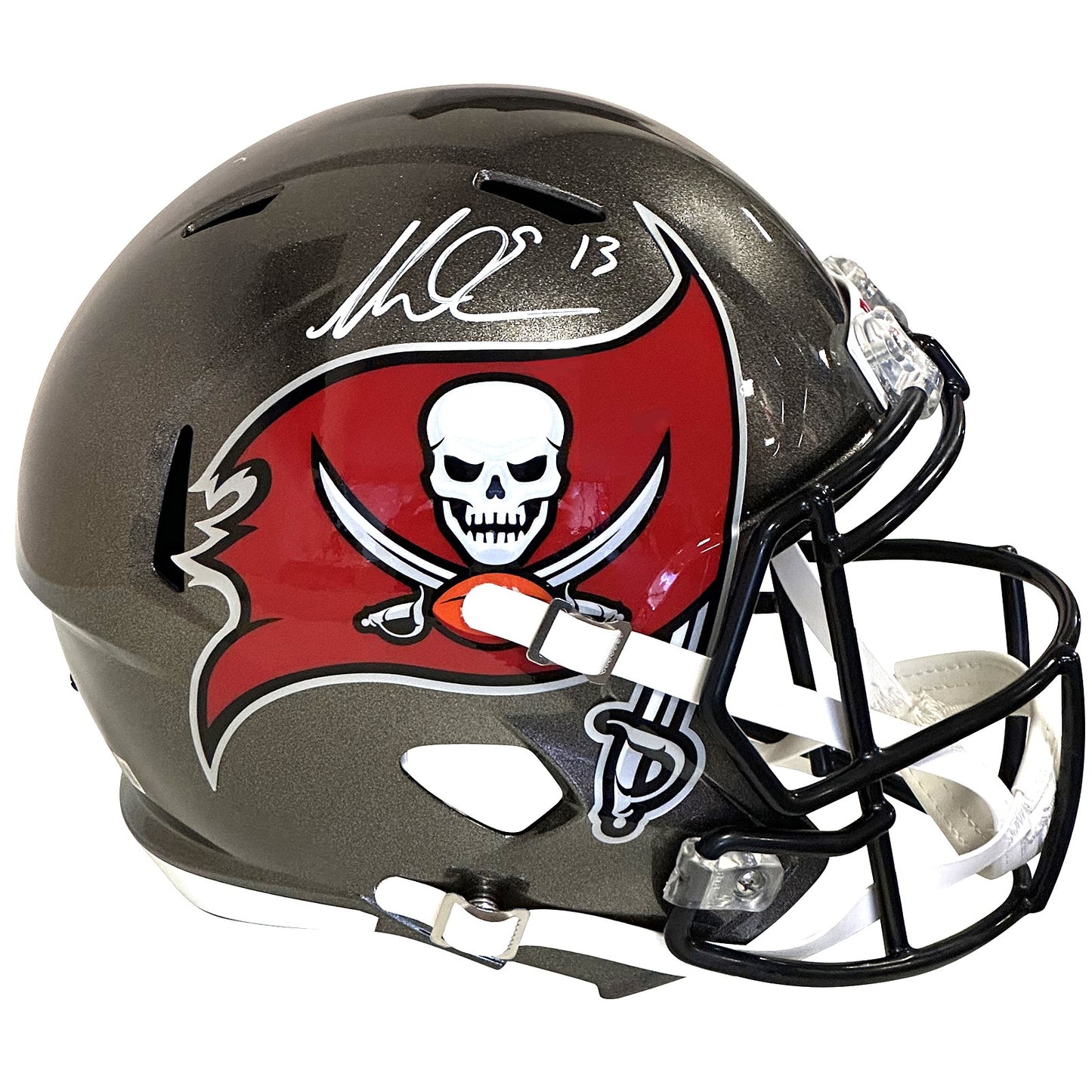 Mike Evans Autographed Tampa Bay Buccaneers (Speed) Deluxe Full-Size Replica Helmet