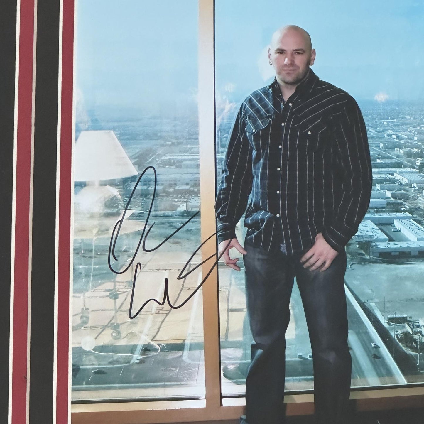 Dana White Autographed UFC Deluxe Framed 8x10 Photo - JSA