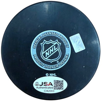 Brayden Point Autographed Tampa Bay Lightning Hockey Puck - JSA