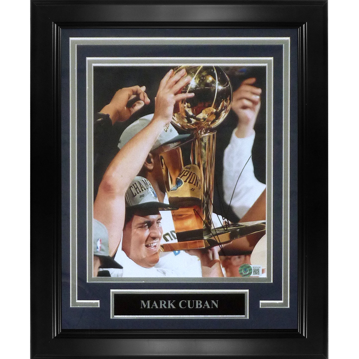 Mark Cuban Autographed Dallas Mavericks Deluxe Framed 8x10 Photo - JSA