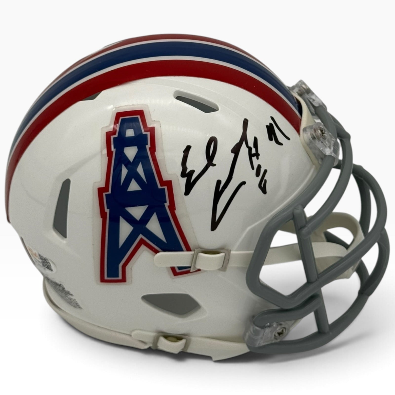 Earl Campbell Autographed Houston Oilers Mini Helmet w/ 