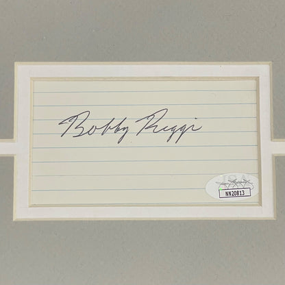 Billie Jean King And Bobby Riggs Dual Autographed "Battle of the Sexes" Deluxe Framed Piece with 16x20 Photo - JSA
