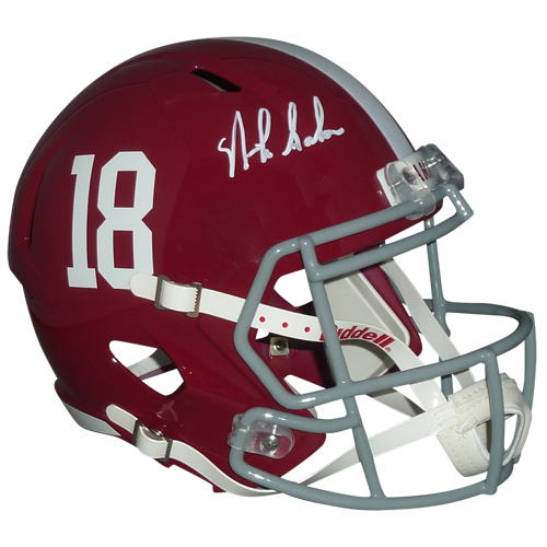 autographed alabama football helmet Nick Saban Crimson Tide (Speed) Deluxe Full-Size Replica size replica helmet signed Color-Velvet Black Schwinn Axum Sport Mountain Battery:84V Fully Charged 72V 20AH Lithium Battery with 5A fast Charger