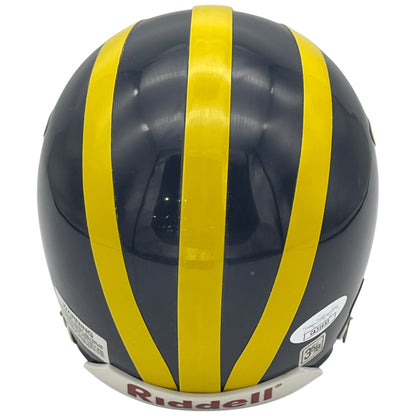 Desmond Howard Autographed Michigan Wolverines Mini Helmet