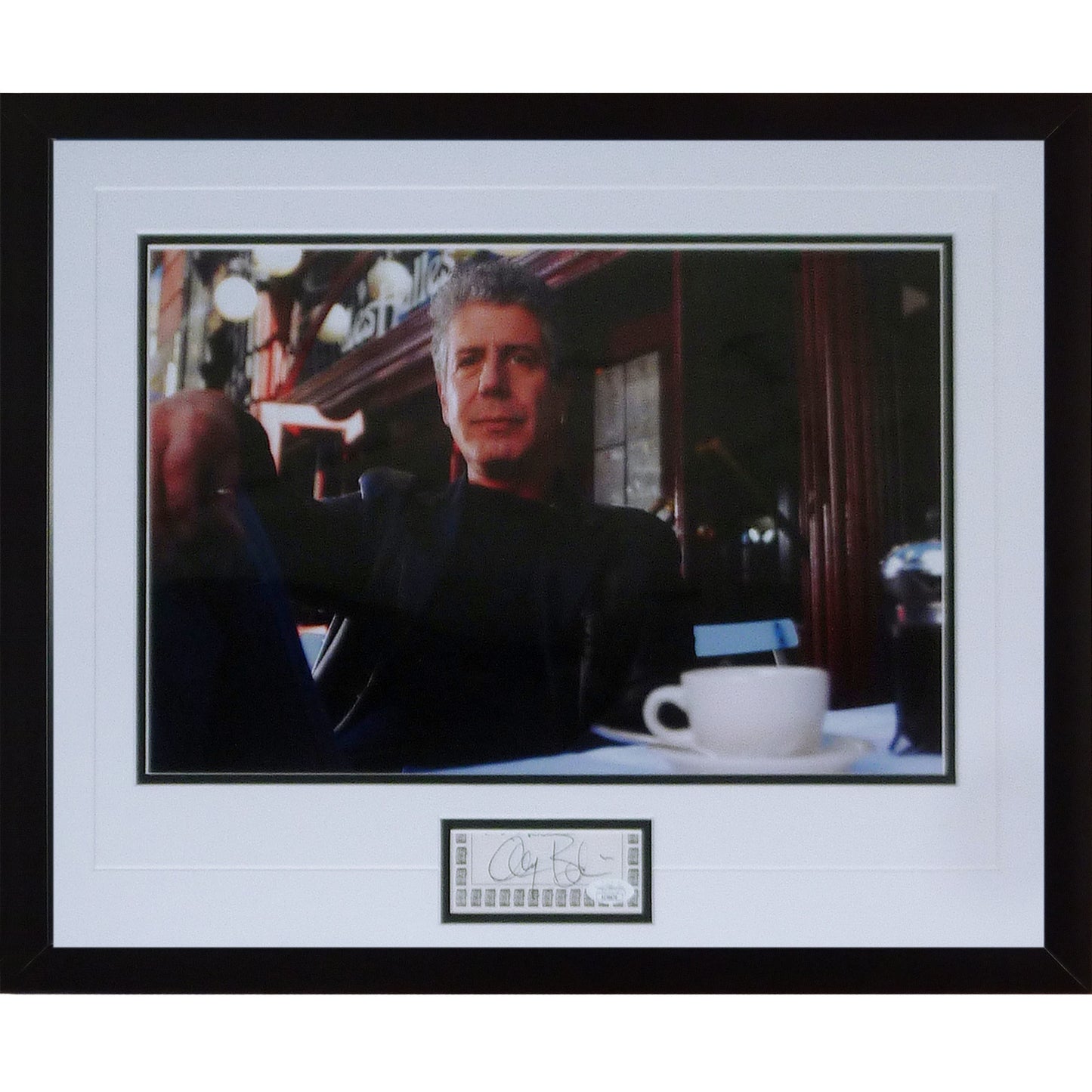 Anthony Bourdain Autographed Celebrity Chef "Signature Series" Frame - JSA