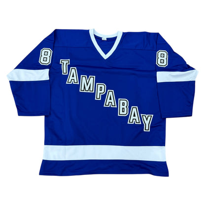 Andrei Vasilevskiy Autographed Tampa Bay (Blue #88) Custom Hockey Jersey - JSA Witness