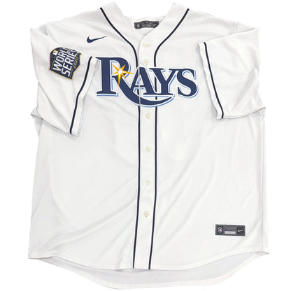 Kevin Kiermaier Autographed Tampa Bay Rays (White #39) Authentic Nike Jersey - JSA