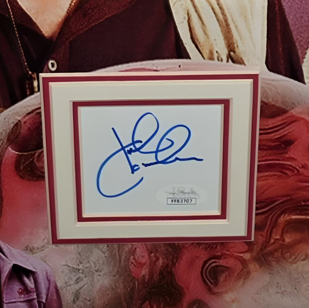 Big Lebowski Full-Size Movie Poster Deluxe Framed with Cast Autographs - JSA