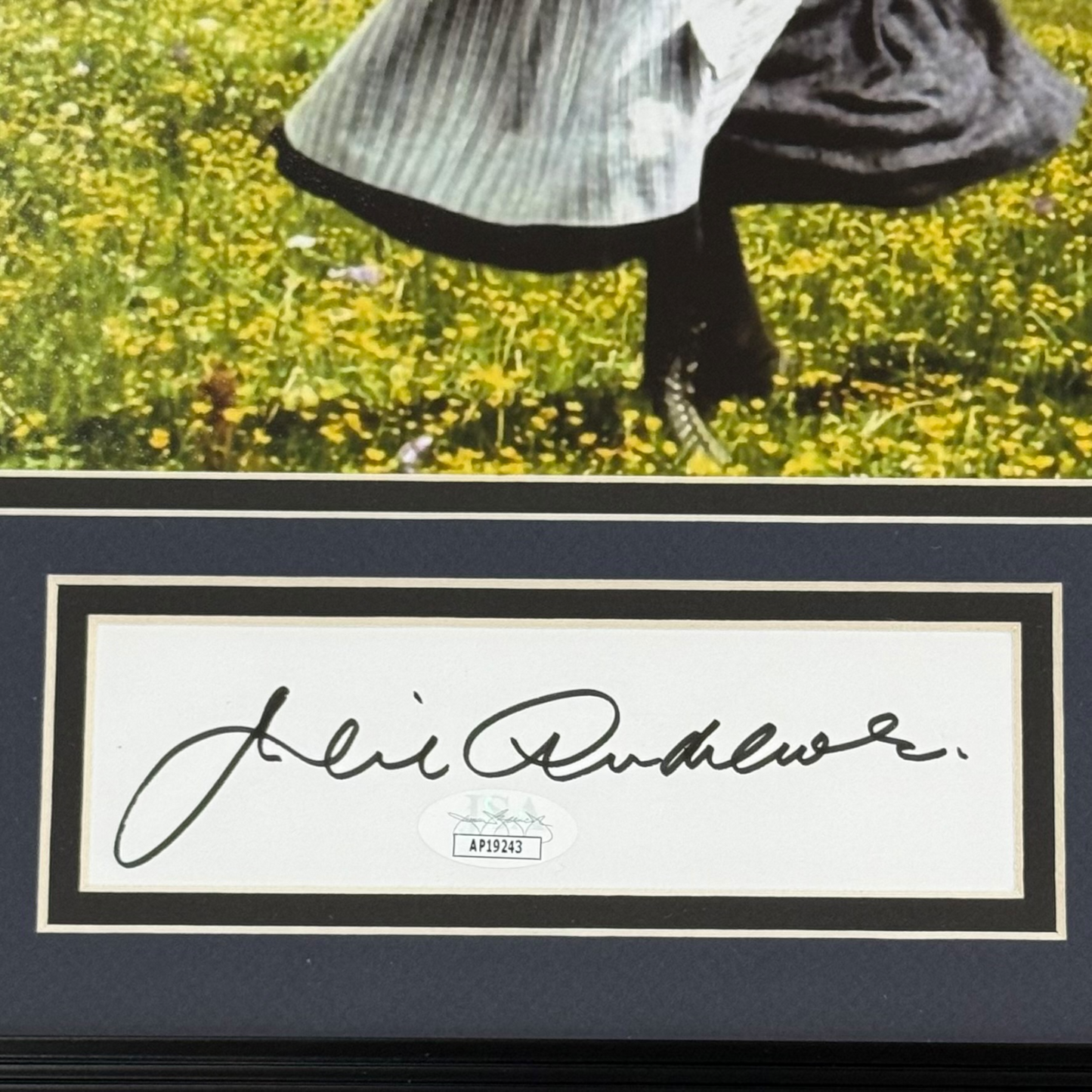Julie Andrews Autographed The Sound of Music Deluxe Framed 11x14 Photo with Autograph - JSA