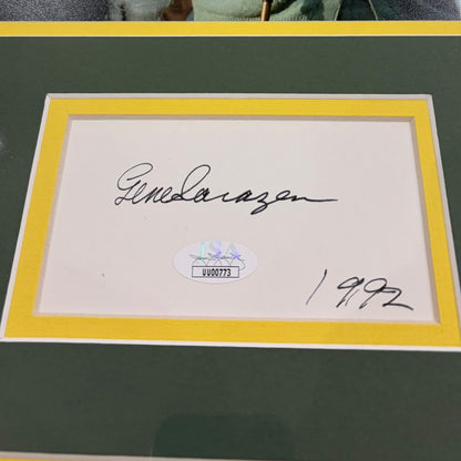 Sam Snead, Gene Sarazen And Byron Nelson Autographed Masters The Starters Deluxe Framed Piece - JSA