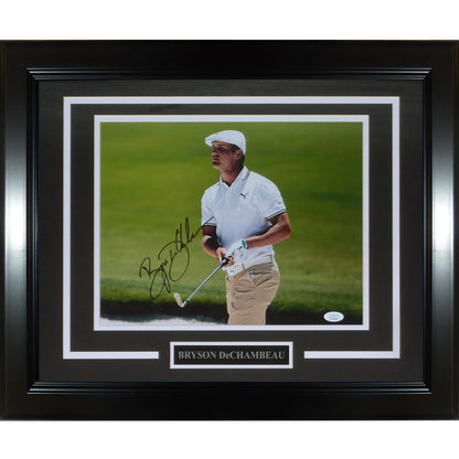 Bryson DeChambeau Autographed Golf Deluxe Framed 11x14 Photo - JSA