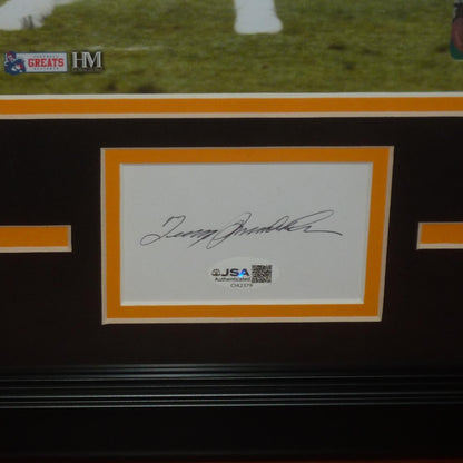 Terry Bradshaw Autographed Pittsburgh Steelers Signature Series Frame - JSA