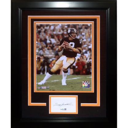 Terry Bradshaw Autographed Pittsburgh Steelers Signature Series Frame - JSA