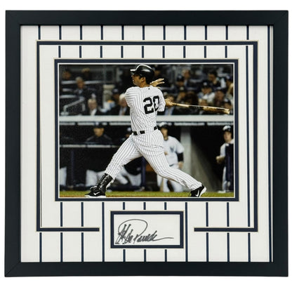 Jorge Posada Autographed New York Yankees Signature Series Frame