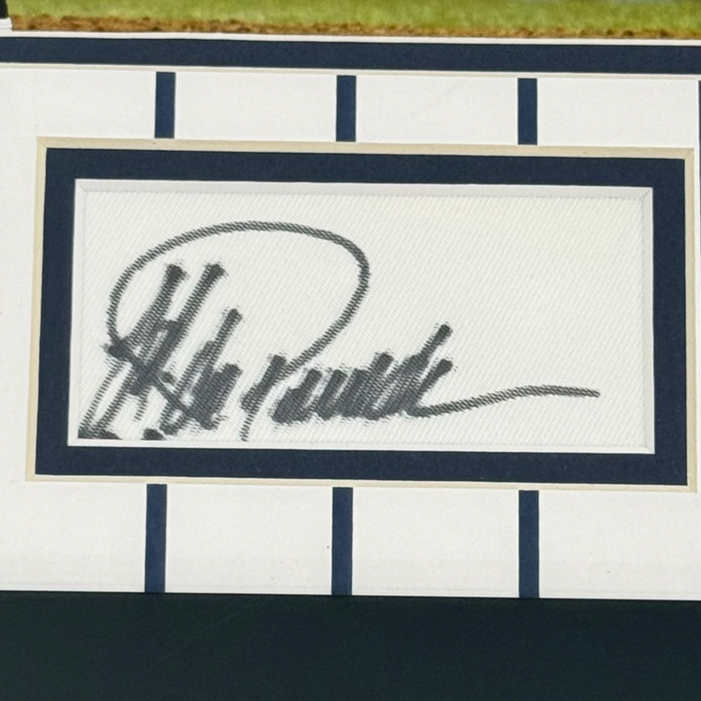 Jorge Posada Autographed New York Yankees Signature Series Frame