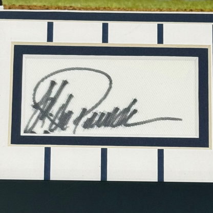 Jorge Posada Autographed New York Yankees Signature Series Frame