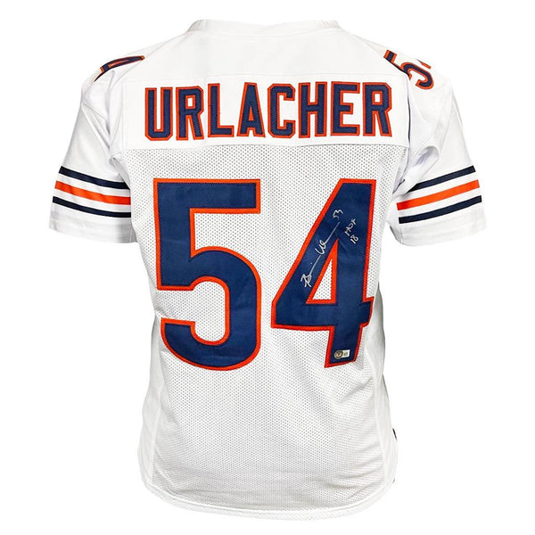 Brian Urlacher Autographed Chicago (White #54) Custom Jersey w