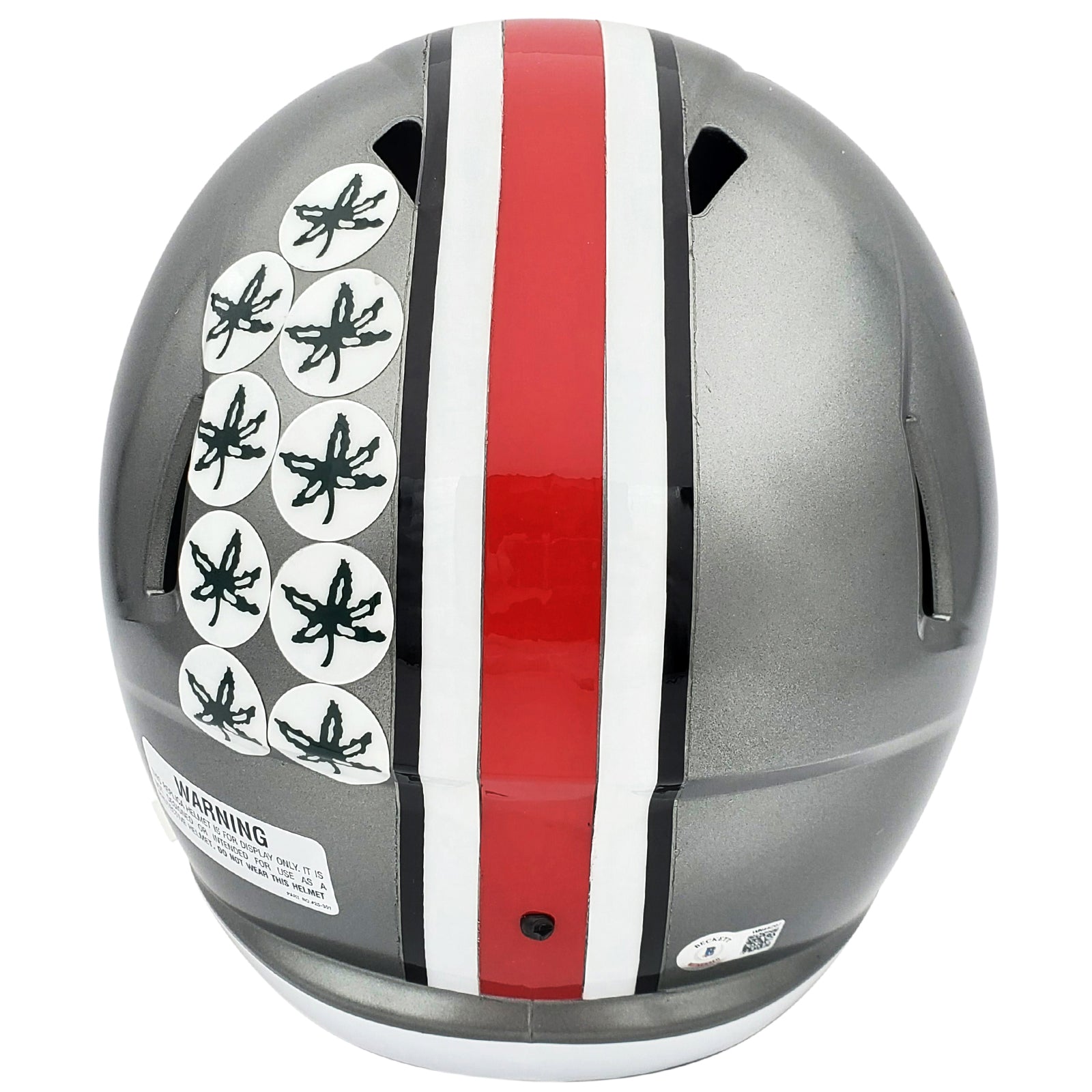 buckeye football helmet Eddie George Autographed Ohio State Buckeyes Deluxe Full-Size Replica – Palm Beach Autographs LLC