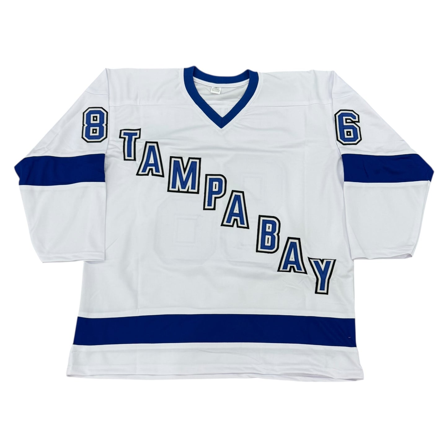 Nikita Kucherov Autographed Tampa Bay (White #86) Custom Jersey - JSA