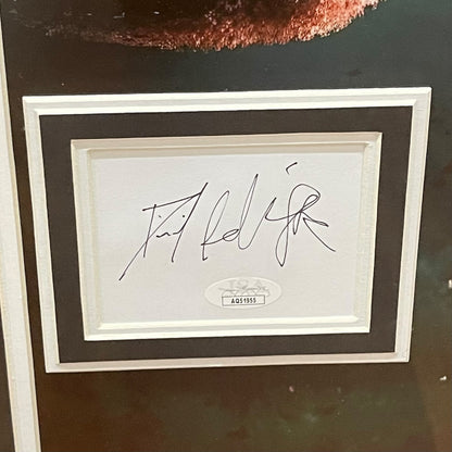 Harry Potter And The Deathly Hollows Full-Size Movie Poster Deluxe Framed with Daniel Radcliffe and Ralph Fiennes Autographs - JSA