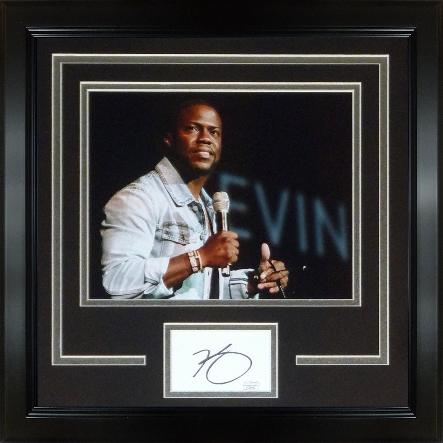 Kevin Hart Autographed Comedy Signature Series Frame - JSA