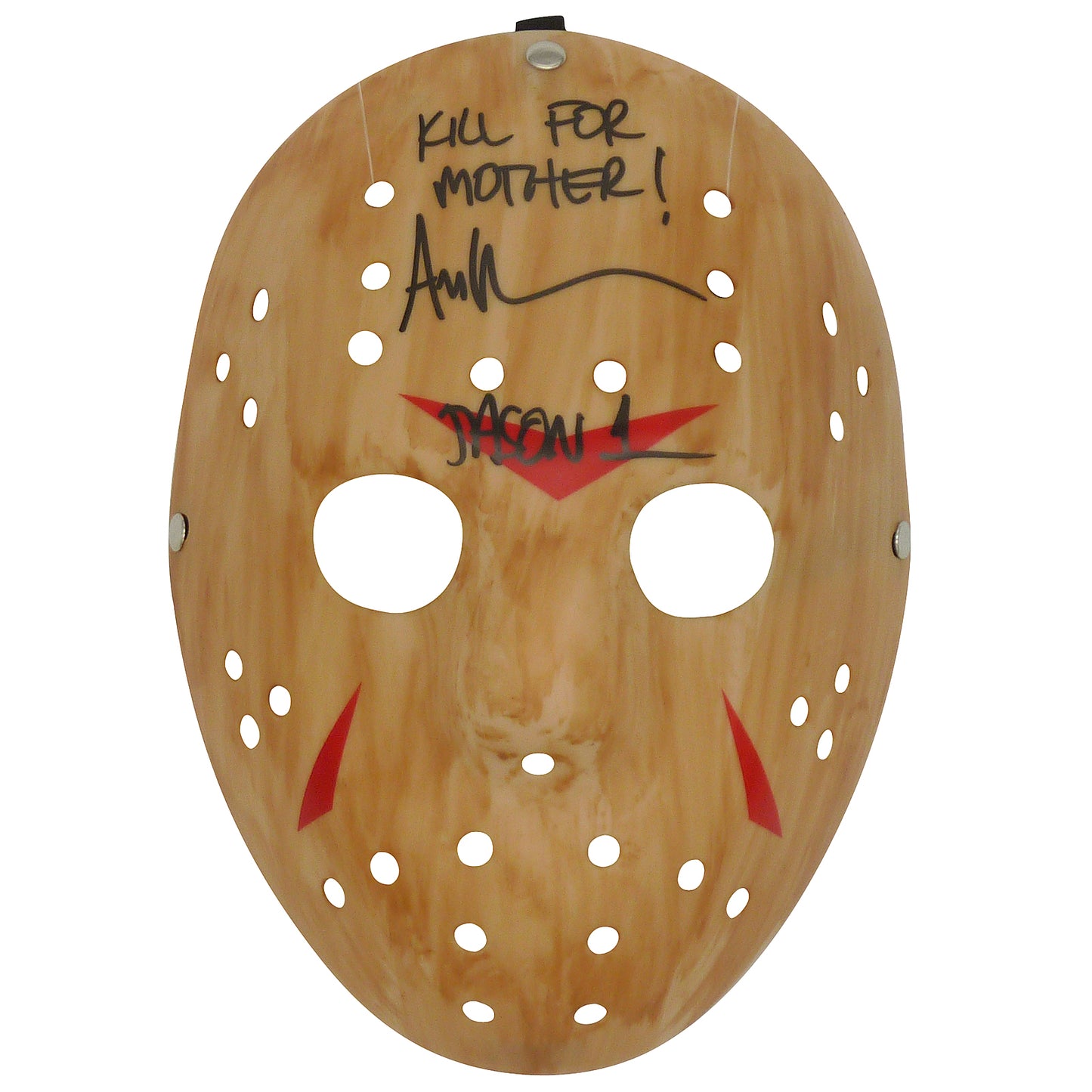 Ari Lehman Autographed 'Friday the 13th' Jason Mask w/ Inscription - TriStar
