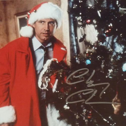 Chevy Chase Autographed National Lampoons Christmas Vacation (Christmas Tree) Deluxe Framed 11x14 Photo - Beckett