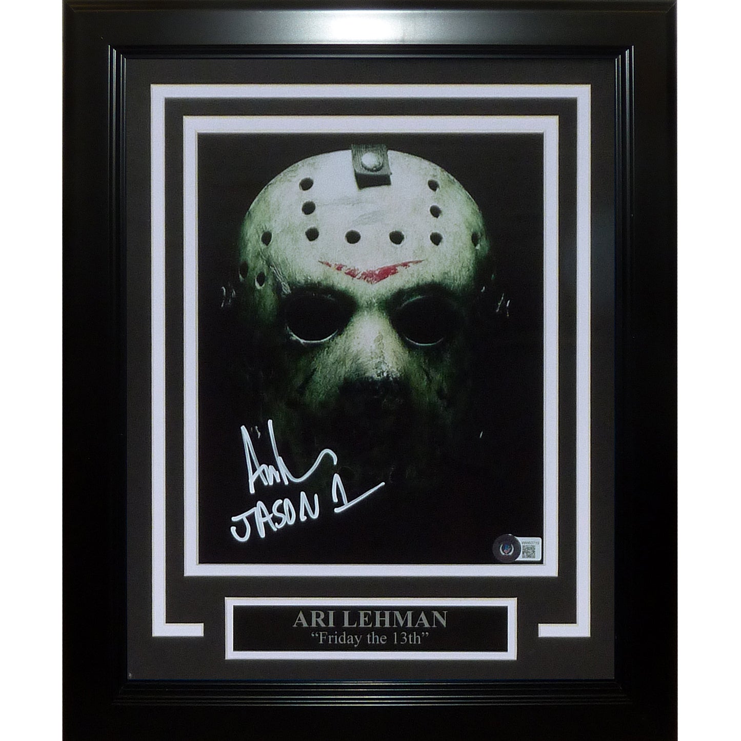 Ari Lehman Autographed Friday the 13th Deluxe Framed 8x10 Photo