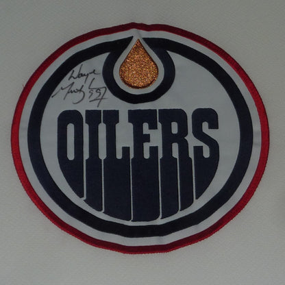 Wayne Gretzky Autographed Signed Framed Edmonton Oilers Jersey 