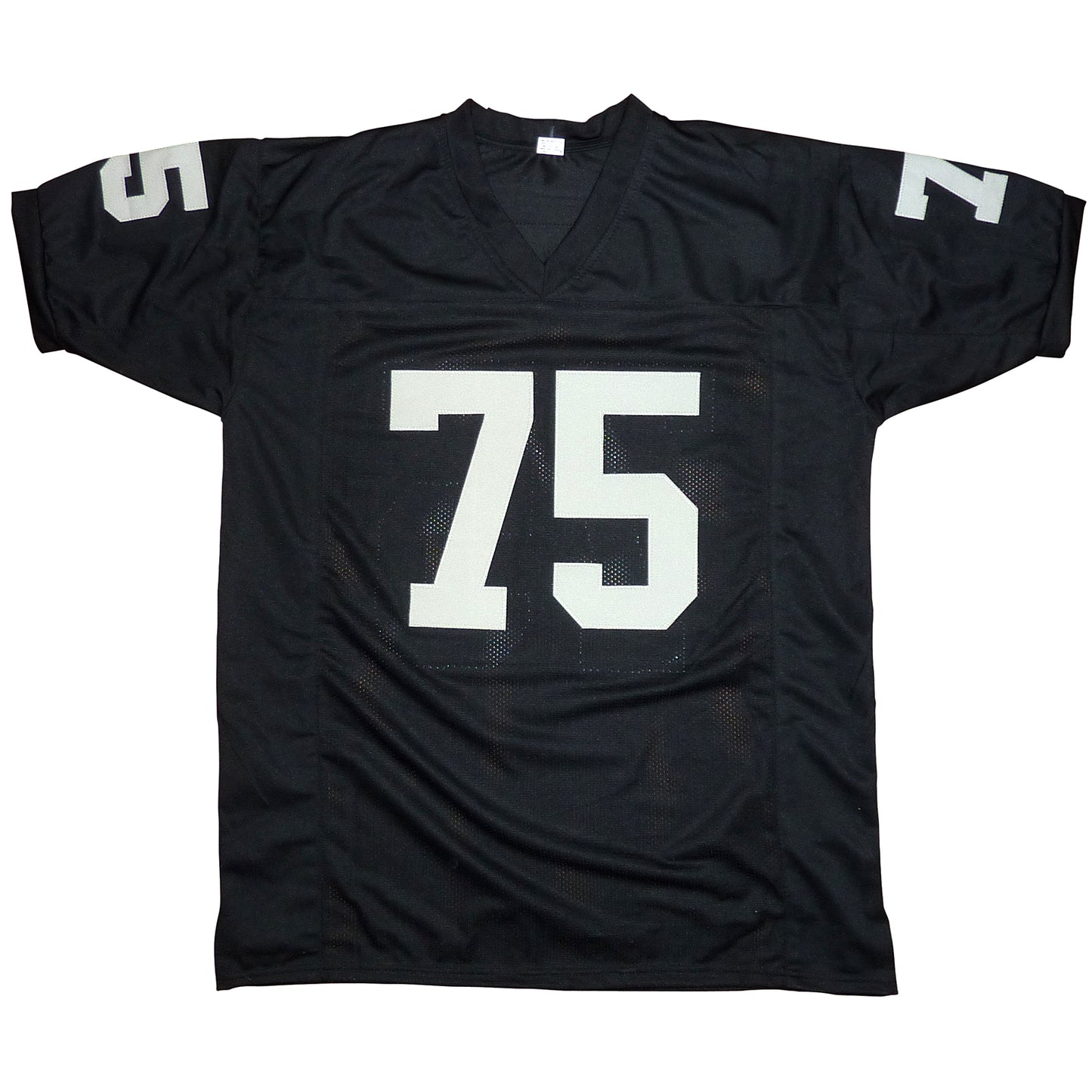 Howie Long Autographed Oakland Raiders (Black #75) Jersey - BAS