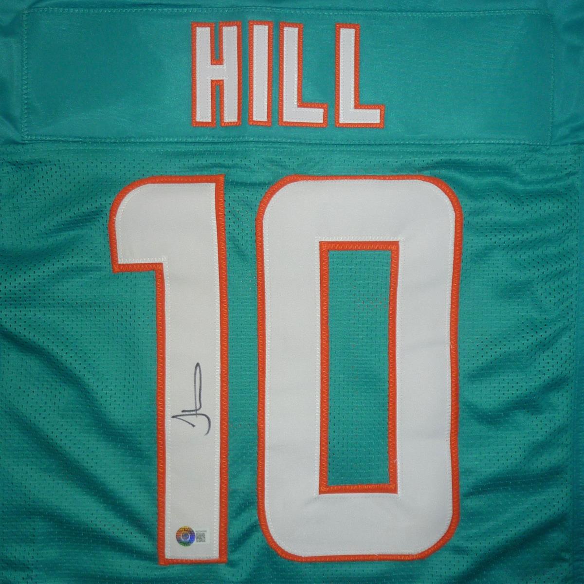 Men's Nike Tyreek Hill White Miami Dolphins Player Name & Number T-Shirt Men's Nike Tyreek Hill White Miami Dolphins Player Name & Number T-Shirt